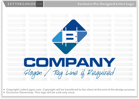 Atthe End with a Blue B Logo - Blueprint B Logo ( b-logo2 )
