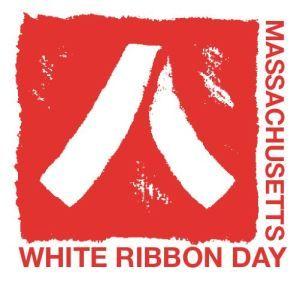 Red and White Ribbon Logo - Massachusetts White Ribbon Day 2018 - PetsEmpower