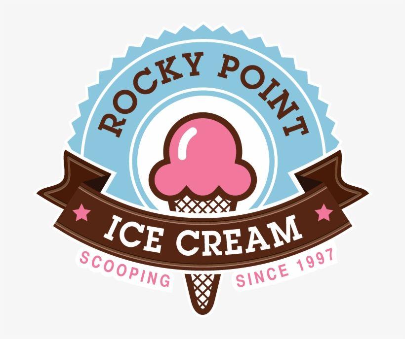 Cream Rock Logo - Rocky Point Ice Cream - Ice Cream Logo Png Transparent PNG - 694x608 ...