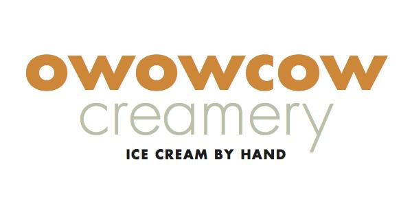 Cream Rock Logo - owowcow ice cream - Doylestown Rock Gym
