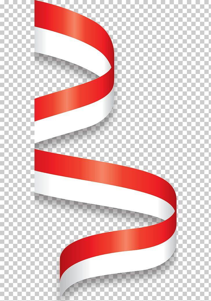 Red and White Ribbon Logo - Flag of Indonesia Indonesian Flag of Malaysia, Bendera, red