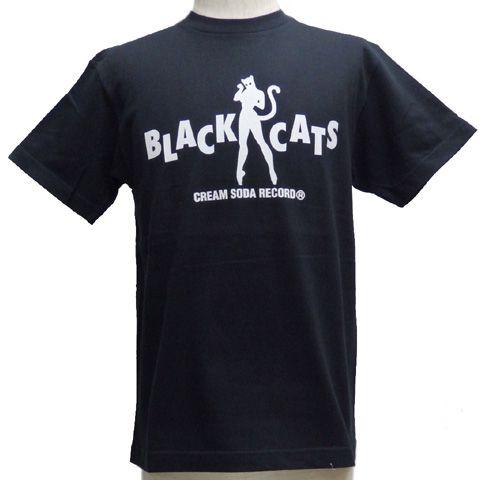Cream Rock Logo - Rock Shop SOS: CREAMSODA Cream Soda CS BLACK CATS Logo T Shirt PD19T