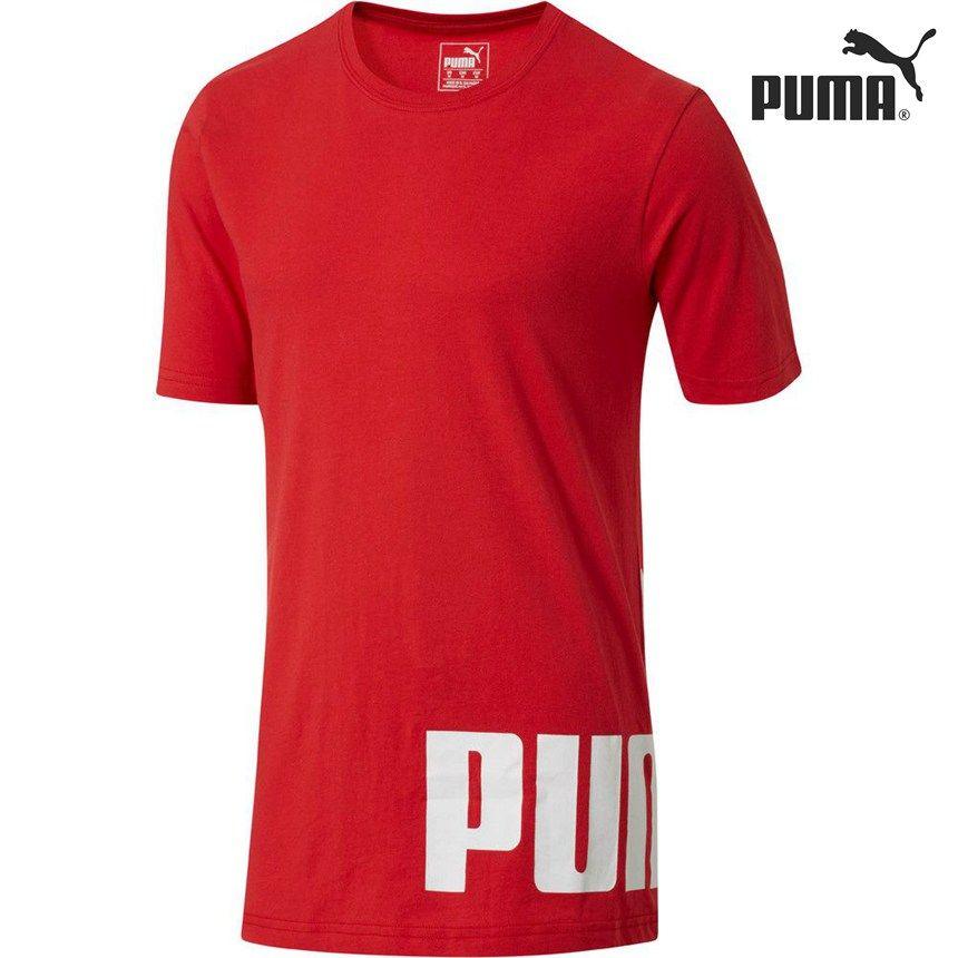 Red and White Ribbon Logo - Buy Puma No. 1 Logo Wrap T-Shirt Ribbon Red-White Puma Clothes for ...