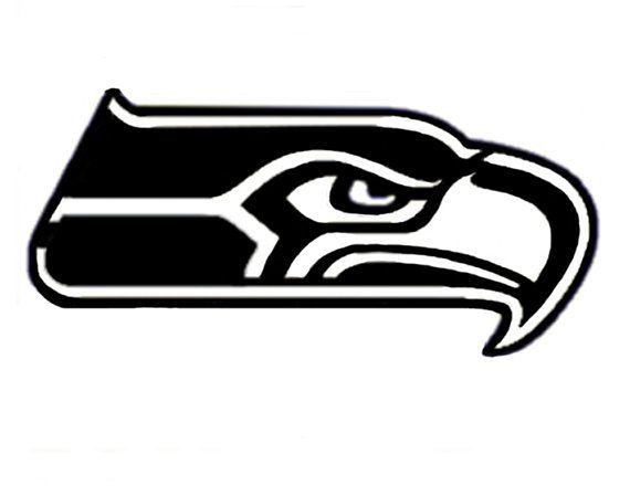 Black and White Seahawks Logo - Seahawks Clipart Group with items