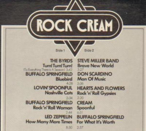Cream Rock Logo - Rock cream by The Byrds, Led Zeppelin, Cream ..., LP with recordsale ...