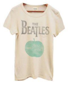 Cream Rock Logo - Classic Rock Band Music The Beatles Apple Logo Almond Cream Juniors ...