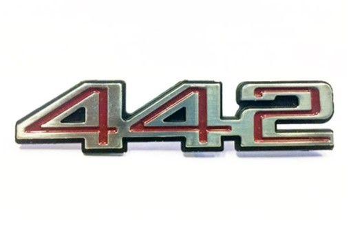 Oldsmobile 442 Logo - Oldsmobile 442 New Upper Door Panel Emblem (Free Shipping)