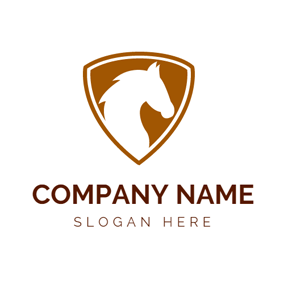 Brown Horse Logo - Free Horse Logo Designs | DesignEvo Logo Maker