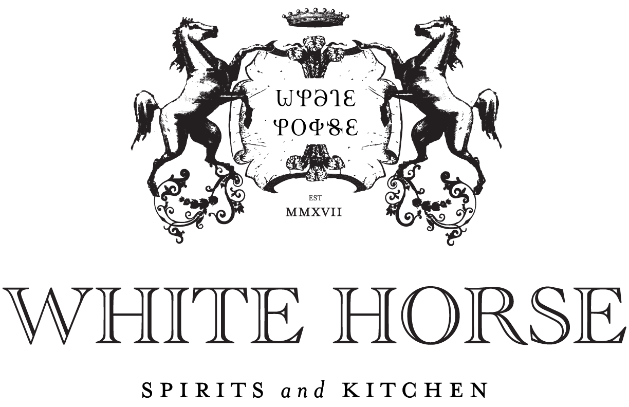 White Horse Logo - White Horse Spirits and Kitchen