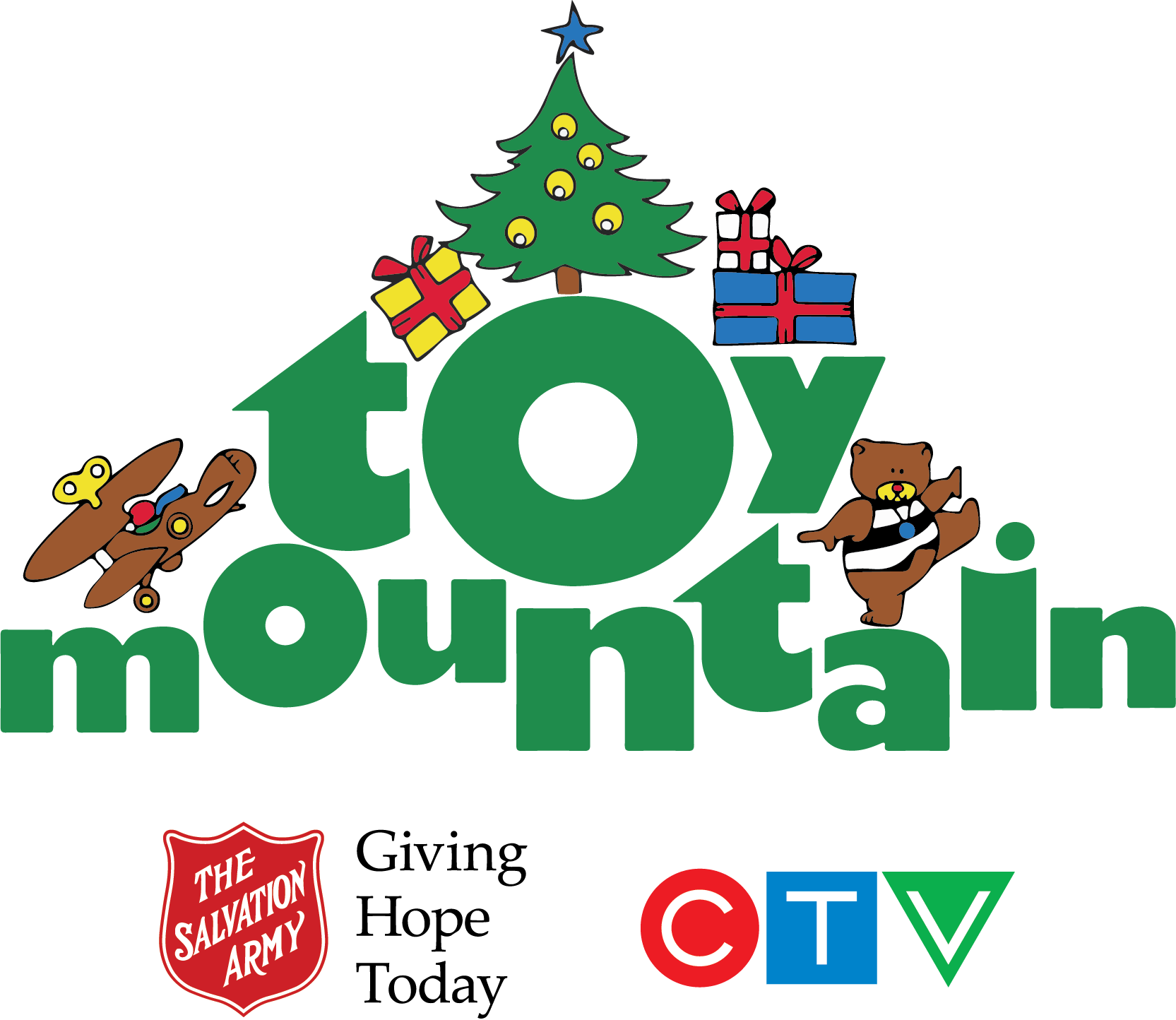 Christmas Mountain Logo - Toy Mountain - Ontario Central East Division