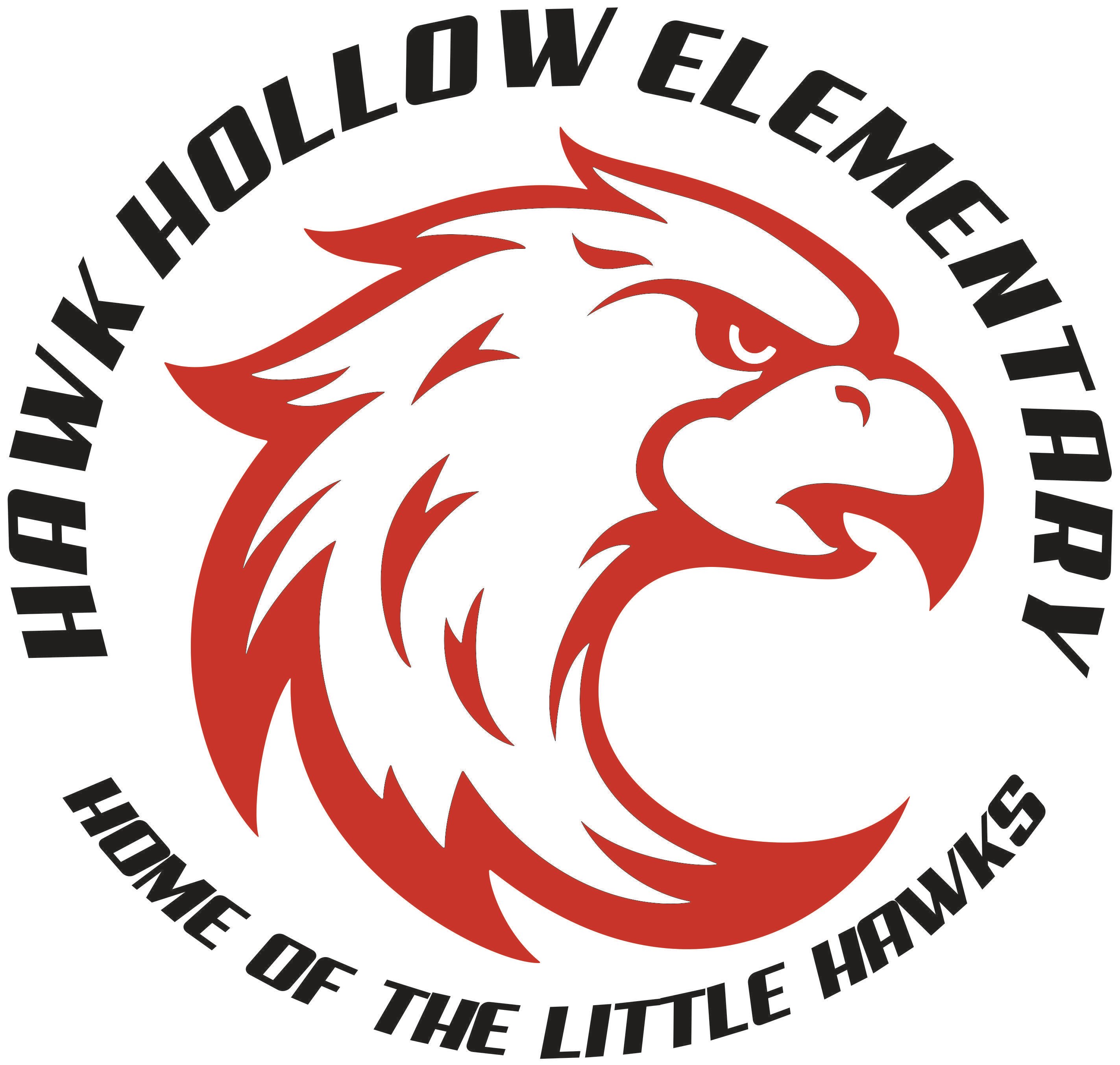Elementary School Hawk Logo - Hawk Hollow Elementary School