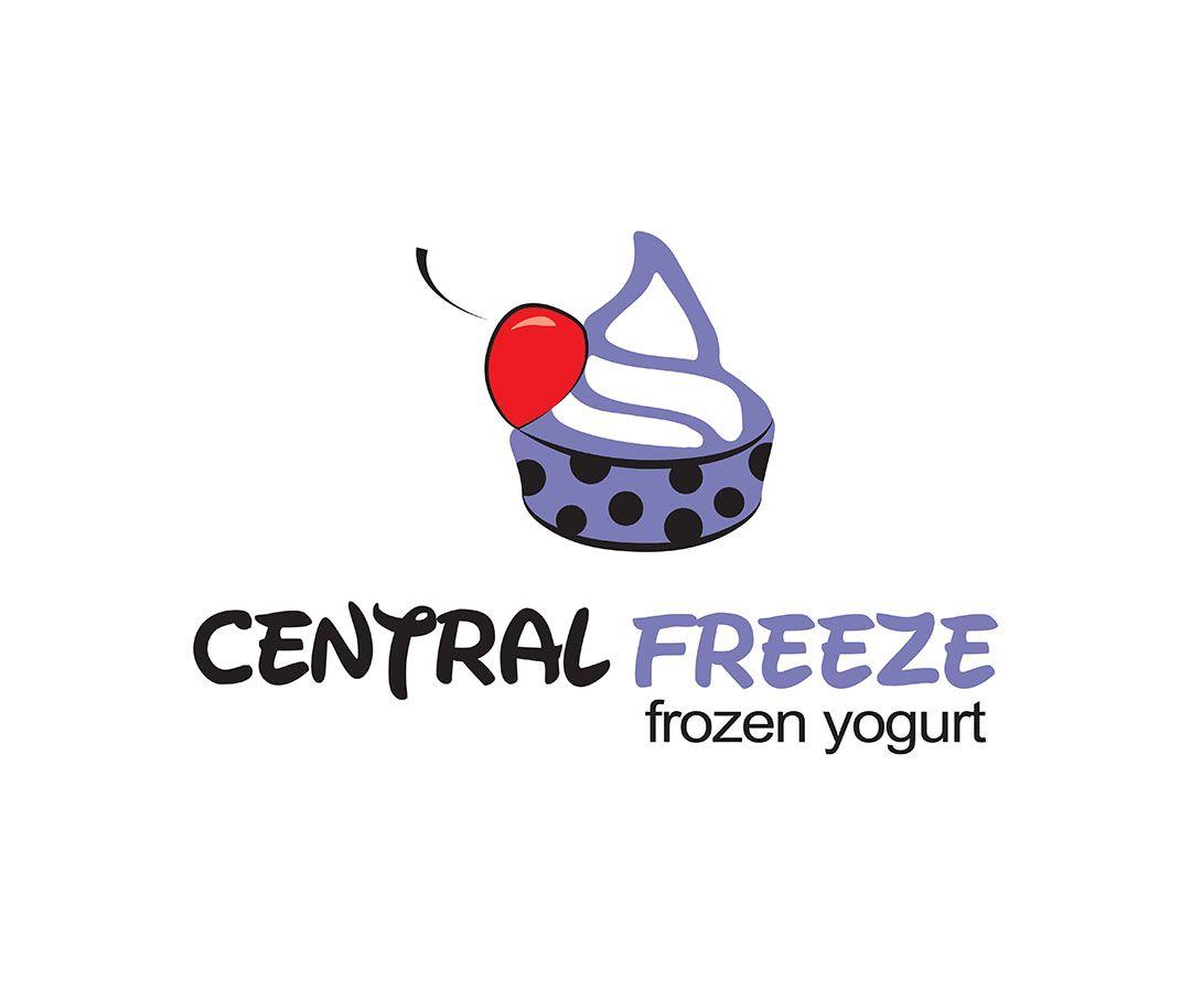 Yogurt Company Logo - Shop Logo Design for Central Freeze by Sarah Stout. Design
