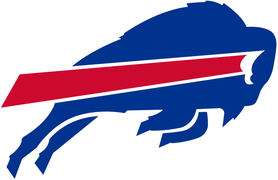 Red and Blue Sports Logo - Buffalo Bills Primary Logo Football League (NFL)