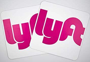 Pink Lyft Logo - Pack. 5 X 5 Pink Lyft Logo Car Magnet