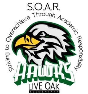 Elementary School Hawk Logo - Live Oak Elementary School / Homepage