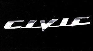 Honda Civic Logo - LOGO CHROME CIVIC LOGO EMBLEM DECAL HONDA CIVIC FD FB 2006-2014 | eBay
