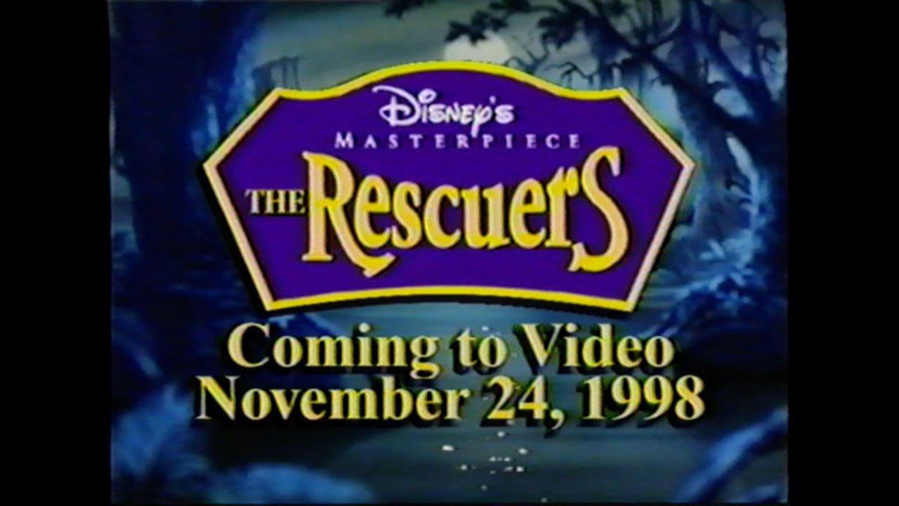 The Rescuers Logo - THE RESCUERS MOVIE TRAILER [VHS] 1977 1998