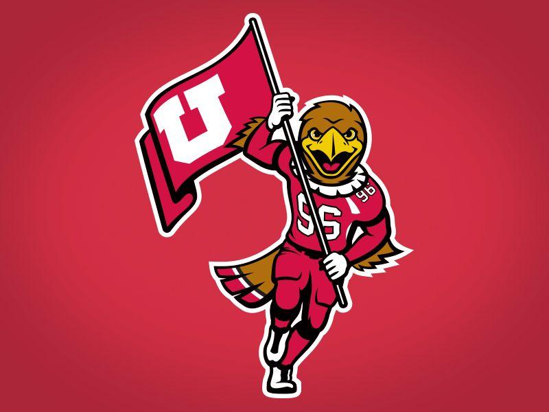 And U of U Mascot Logo - University of Utah's Swoop by Torch Creative | Dribbble | Dribbble