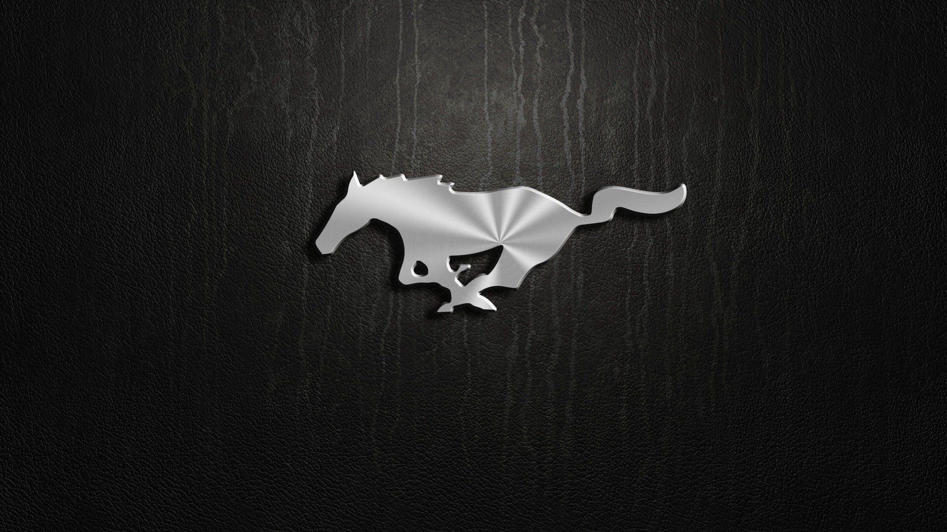 Black Ford Mustang Logo - ford mustang logo HD wallpaper
