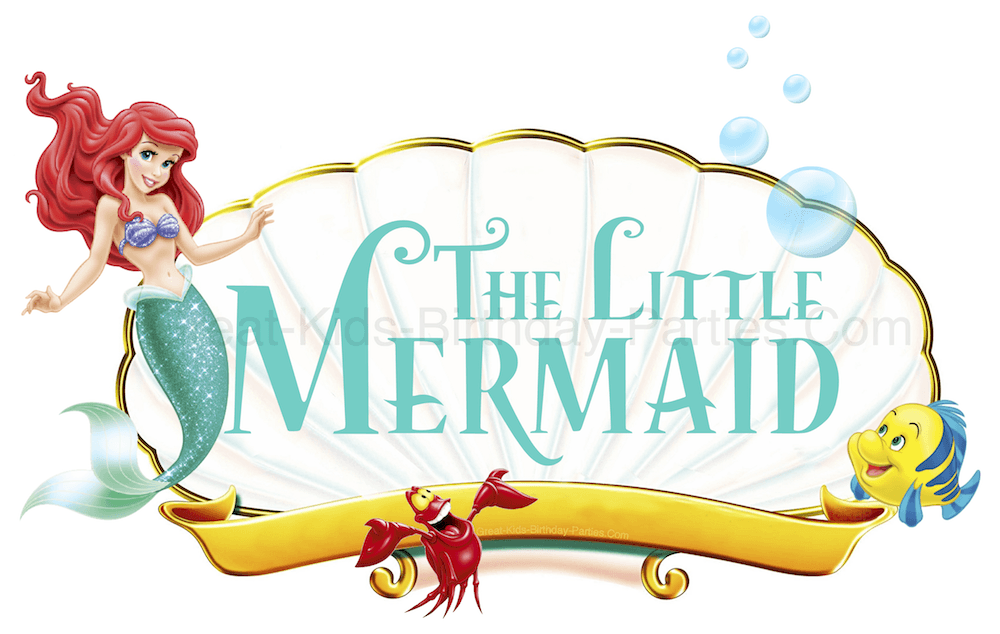 Disney Little Mermaid Logo - Little Mermaid Font