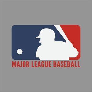 MLB Logo - Major League Baseball MLB Logo Vinyl Decal Sticker Car Window Wall ...
