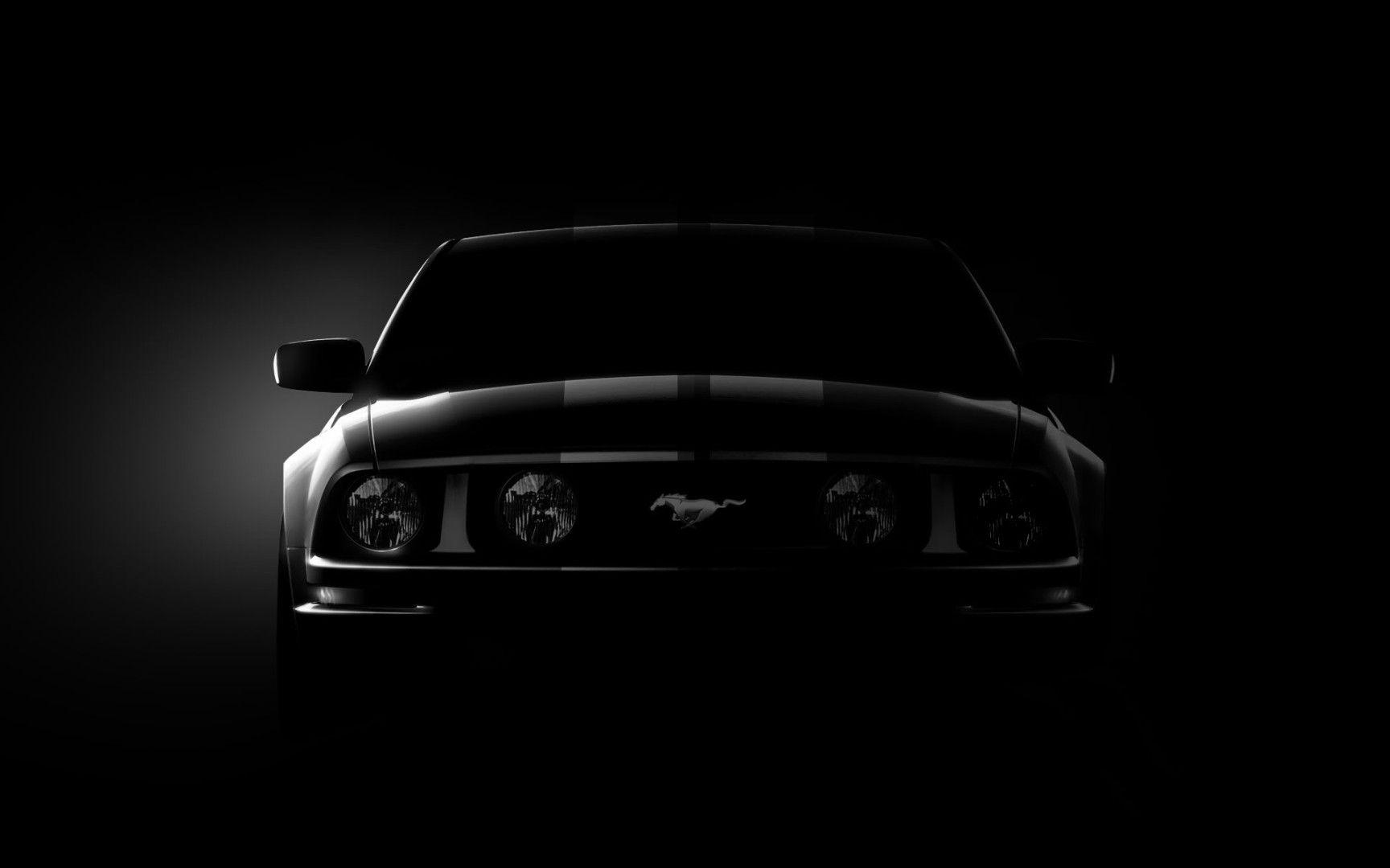 Black Ford Mustang Logo - Mustang Logo Wallpaper