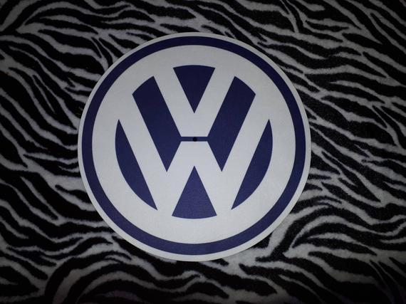 Dark VW Logo - VW LOGO Slipmat....Dark Blue Turntable Record Player | Etsy