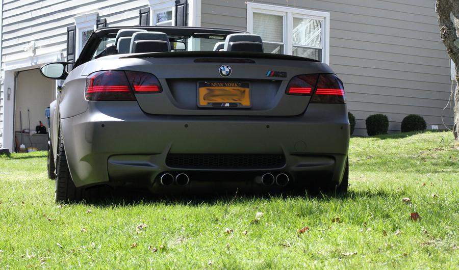 Car Wrap BMW M3 Logo - BMW M3 with 3M Matte Grey Vinyl Wrap