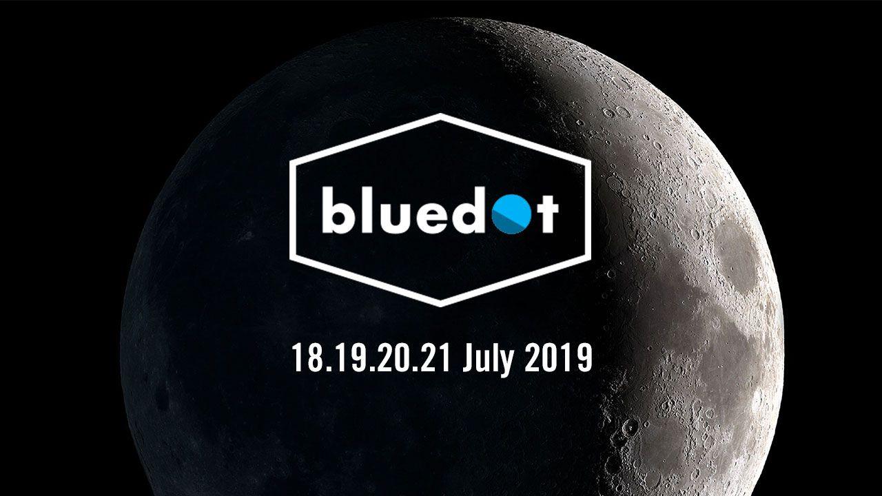 White and Blue Dot Logo - Bluedot 2019 | Revealed – Bluedot Festival