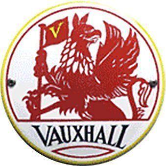 Red Griffin Logo - Vauxhall (red griffin) vitreous enamelled steel badge (wm 100 ...