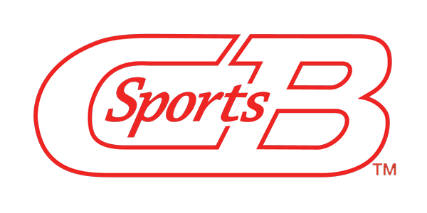 Red and Blue Sports Logo - CB SPORTS