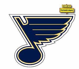 Blues Hockey Logo - St Louis Blues Hockey Team Logo Decal Sticker NHL Measures 3.25 X4