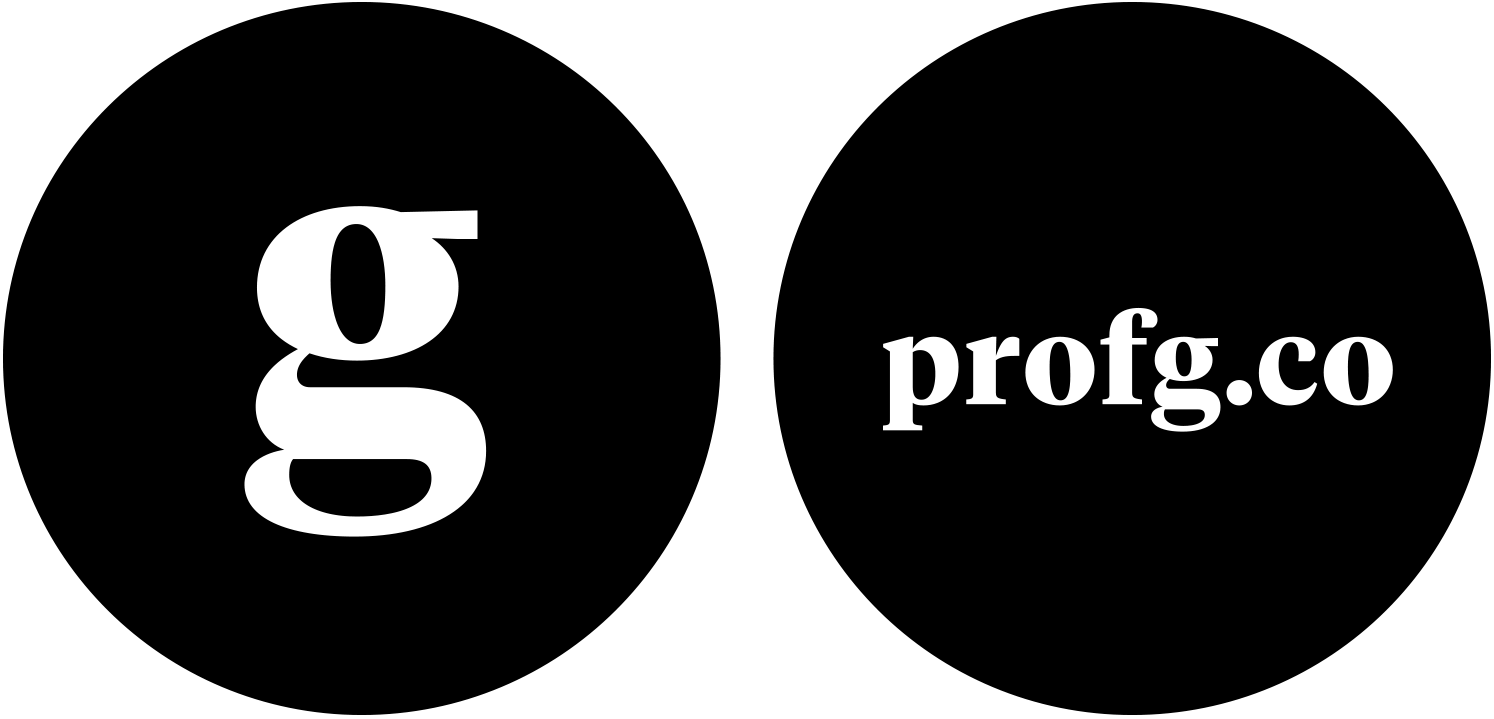 G in Circle Logo - Prof. G