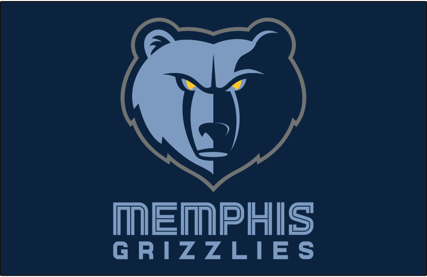 Memphis Grizzlies Logo - Memphis Grizzlies Primary Dark Logo - National Basketball ...