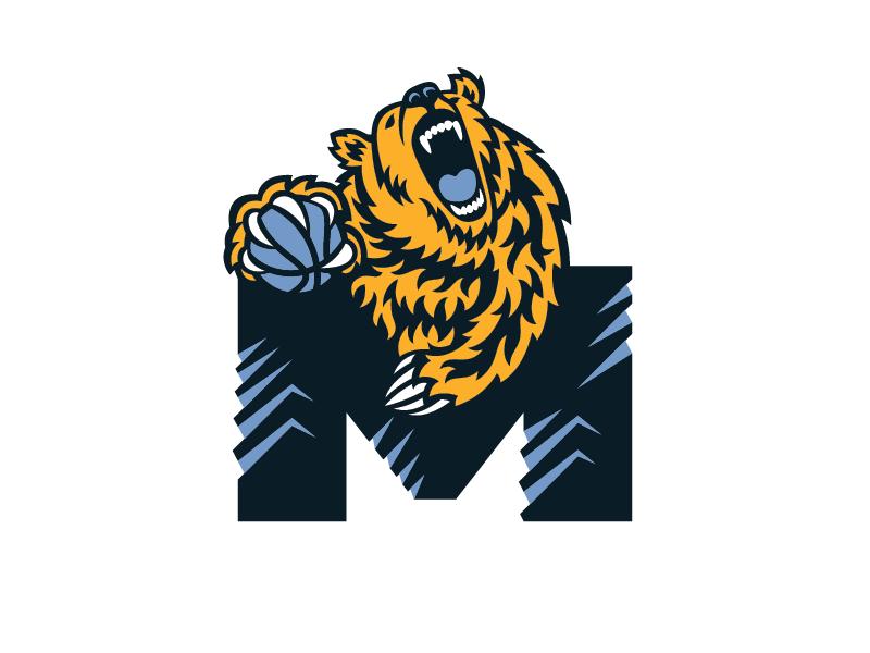 Memphis Grizzlies Logo - NBA Logo Redesigns: Memphis Grizzlies by Michael Weinstein ...