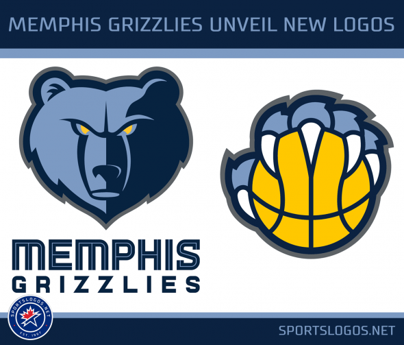 Gizzlies Logo - Memphis Grizzlies Unveil New Logos and Uniforms | Chris Creamer's ...