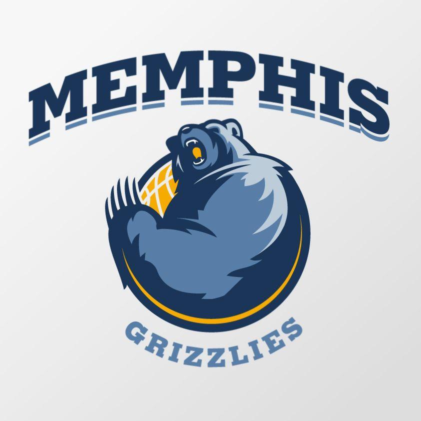 Memphis Logo - Memphis Grizzlies logo concept on Behance