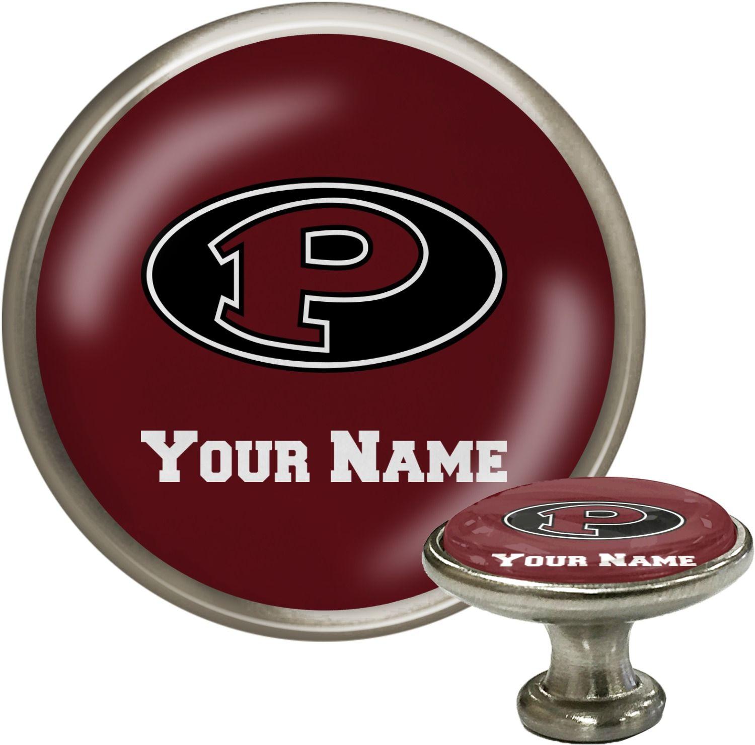 Pearland P Logo - Pearland Oilers P Cabinet Knob (Silver) (Personalized