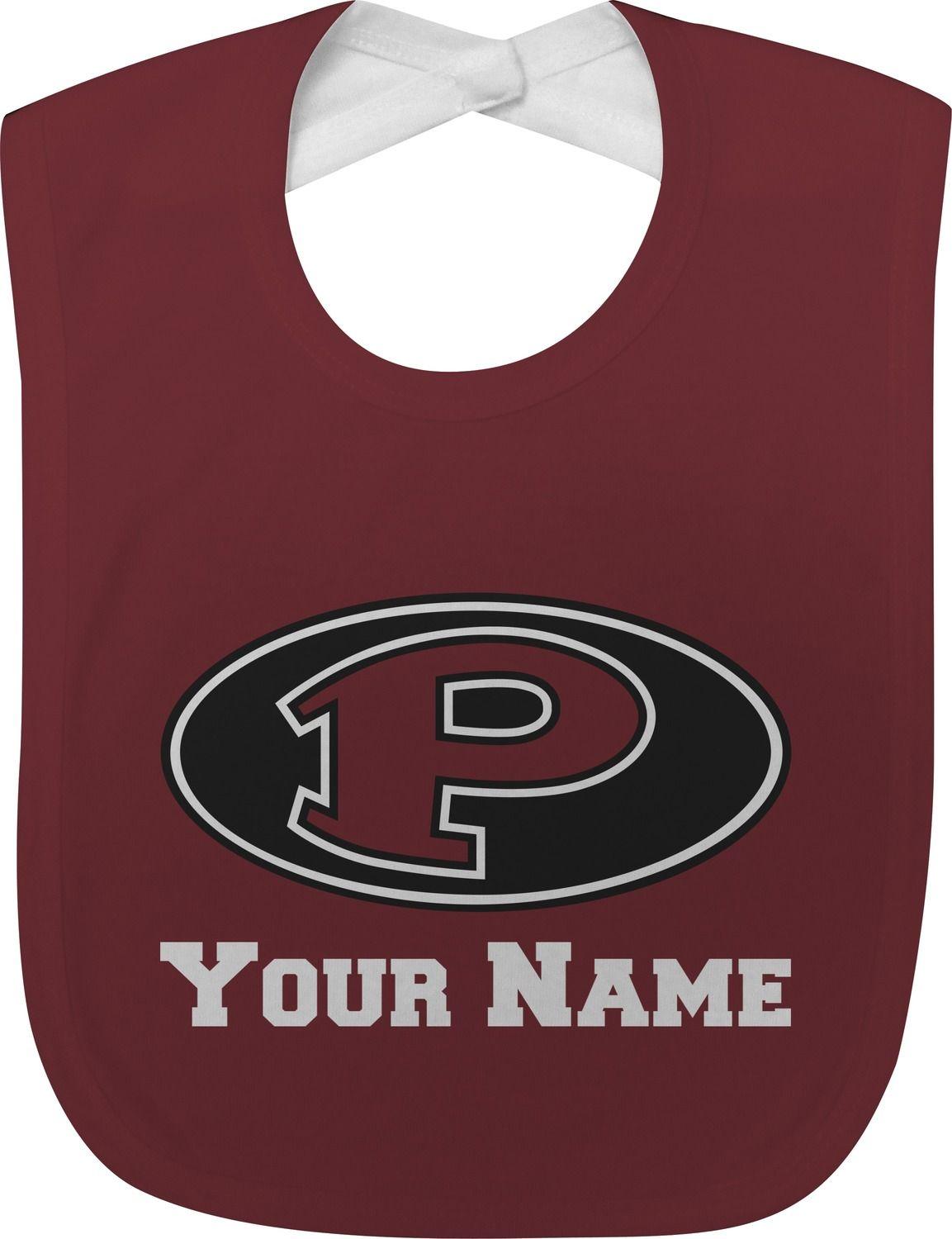 Pearland P Logo - Pearland Oilers P Baby Bib (Personalized)