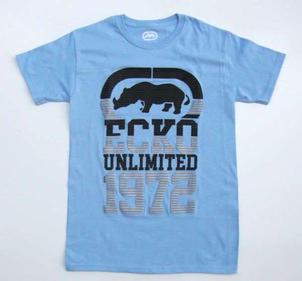 Clothing Rhino Logo - Authentic Ecko UNLTD Men's Graphic SS T-Shirt IRON SIDE Rhino Logo ...