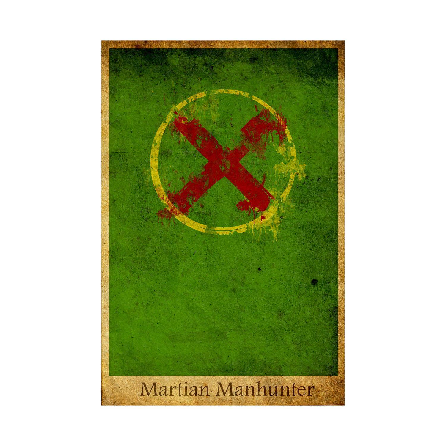 Martian Manhunter Logo - Martian Manhunter Logo - Harshness Movies + Heros - Touch of Modern