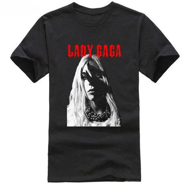 Clothing Rhino Logo - Lady Gaga Rhino Interlude Logo Black Men Women Unisex T Shirt Size ...