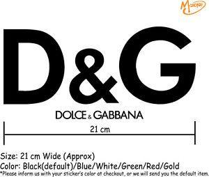 DG Fashion Logo - D&G Fashion Logo Stickers Reflective Car Wall Decals Stickers Best