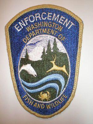 WA DNR Logo - WA Washington DNR Fish Wildlife Enforcement Conservation Warden