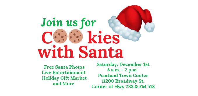 Pearland P Logo - Nightlight's Cookies with Santa at Pearland Town Center - Pearland ...