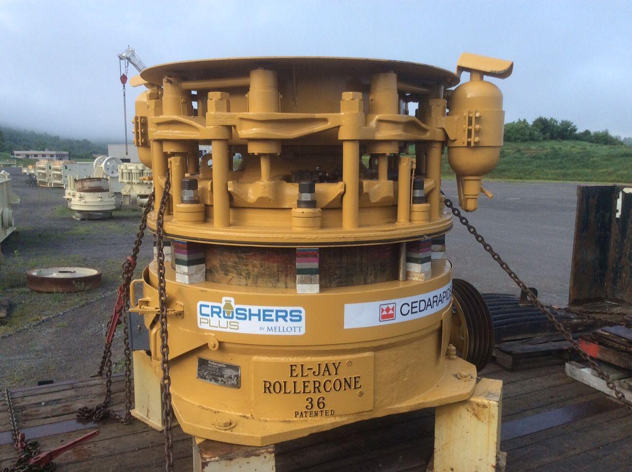 Eljay Cone Crusher Logo - Cedarapids 36 FH Eljay Cone crusher Serial F0789 $000 SOLD