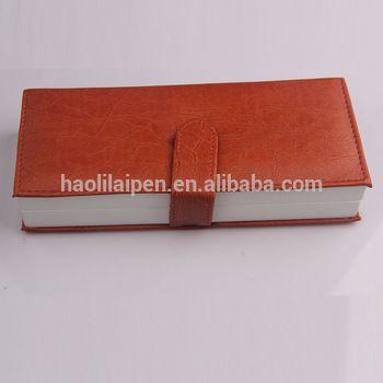 Popular Brown Logo - Popular Brown Printing Logo Leather Box Packaging Pen Box For Gift Pen Box, Leather Box, Gift Box Product on Alibaba.com