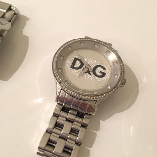 DG Fashion Logo - D&G Sparkling Logo Watch, Men's Fashion, Watches on Carousell