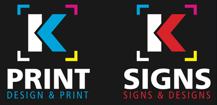 Graphics Printing Logo - Homepage. K Print & K Signs