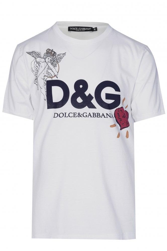DG Fashion Logo - DOLCE & GABBANA DG LOGO TEE - DOLCE & GABBANA from Circle Fashion UK